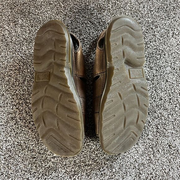 Vintage Doc Martens Leather slip ons Chunky Slide Fishermen Sandals Size 12 - Picture 6 of 6